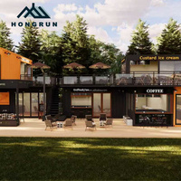 Nouveau design personnalisé préfabriqué 20ft40ft conteneur café bar préfabriqué conteneur
