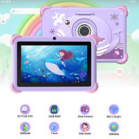 Tablet Infantil de 7 Pulgadas, Android 12, WiFi, IPS 1024x600, Tablet Educativa para Niños con 2GB de RAM y 32GB de Almacenamiento