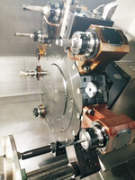 Mesin Bubut & Pusat Penggilingan CNC 5-Axis Twin Spindle Horizontal VA-500 untuk Pemesinan Presisi Bagian-Bagian Kompleks