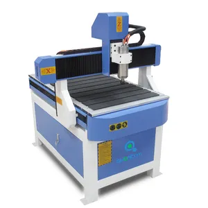 6090 Gỗ CNC Làm Việc Định Tuyến Với 3 Trục 4 Trục