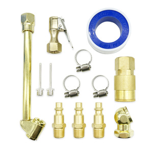 You 13 Pc Air Compressor Fittings Kit 14NPT Brass Quick Connect Pneumatic Tool Accessories - Product Image 1