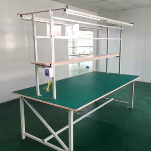 Mesas de trabalho de teste de linha de produção de tamanho OEM bancada antiestática para fábrica - Product Image 6