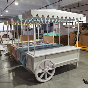 शादी की गाड़ी के लिए अनुकूलित खाद्य कैंडी गाड़ियां, जन्मदिन की पार्टी की सजावट के लिए ऐक्रेलिक कैंडी गाड़ी - Product Image 5