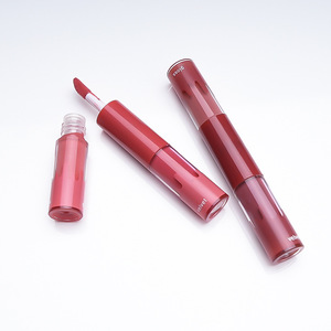 ลิปกลอสเนื้อกำมะหยี่แบบแมทติดทนนาน 2 in 1 6 สี พร้อมโลโก้สั่งทำ ขายส่งจำนวนมาก รับผลิตแบรนด์ส่วนตัว ลิปสติกเนื้อลิควิด - Product Image 4
