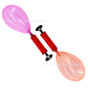 Mini Hand Push Air Pump ABS Silicone Valve Adapter Manual Inflator For Balloons Wedding Supplies - Product Image 5