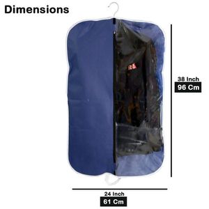 Half TP Blue Cover Cintres bleus Cintres robustes Organisateur de garde-robe durable pour chemises, robes et manteaux - Product Image 4