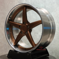 Rines de Aleación de Perfil Bajo de 17 18 19 21 22 23 24 Pulgadas 5x112 5x114.3 5x120 para Autos Volkswagen Golf GTI BMW 335i