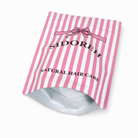 Bolsa de Embalaje de Plástico con Cierre Hermético y Acabado Mate Rosa Personalizado, Impresión HD, para Productos, Bolsas de Mylar