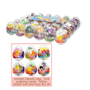 चुंबक कैप्सूल अंडा भरा मिनी खिलौने टैटू रॉक <span class=keywords><strong>popping</strong></span> कैंडी खिलौना कैंडी - Product Image 1