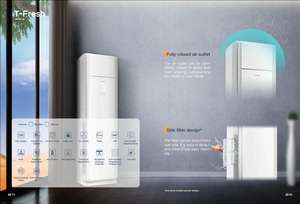 <span class=keywords><strong>Gree</strong></span> T-Freshヒートポンプ24000btuインバーターフロアスタンディングタイプユニット (WIFI) - Product Image 6