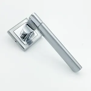 Luxury zinc Door lock Interior Lever handle Rosette Door Handle