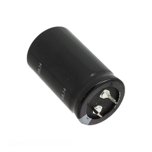 Condensador de canal del fabricante CAP ALUM 4700UF 20% 100V SNAP TH 4700 uF de orificio pasante B41231A9478M000 - Product Image 1