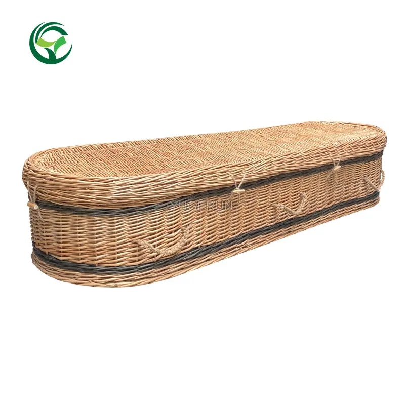 Tang lễ Nguồn cung cấp bán buôn hạt dẻ wicker Quan Tài để bán Anh với giá nhà máy