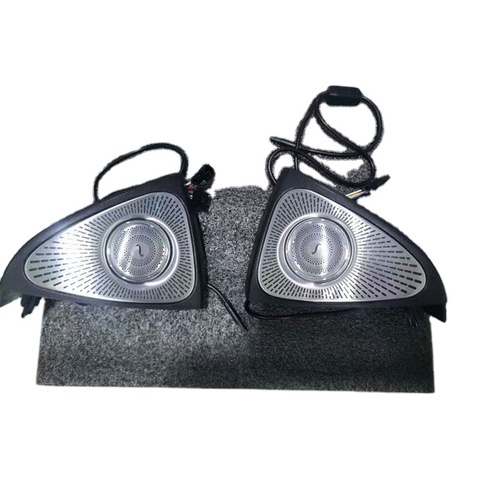 Ambient Light Car Radium Carving 64-Color Interior Kit High-Pitched Luminous Turbine Air Outlet Horn for Tesla Rotating Interior