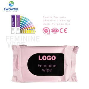 Venda quente Personalizado Limpeza Intime Mulheres <span class=keywords><strong>Wipes</strong></span> Plant Based Feminine Wet <span class=keywords><strong>Wipes</strong></span> para Uso Diário - Product Image 1