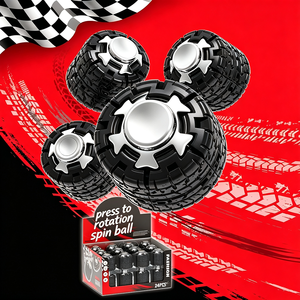 Nuevo Juguete Giratorio de Neumáticos de Coche, Bonito Juguete Antiestrés con Forma de Rueda de Vehículo, Bola Giratoria para Aliviar el Estrés, Regalo para Fiestas - Product Image 5