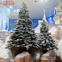 Arbre de Noël artificiel en cône de pin blanc pour décoration de table de mariage en intérieur