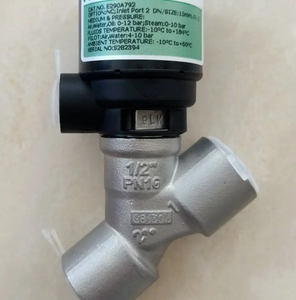 วาล์วปรับมุมแบบนิวเมติก E290A016 ของแท้ 2/2 ทาง NC สแตนเลส PN16 สำหรับน้ำ มีสินค้าในสต็อก - Product Image 4