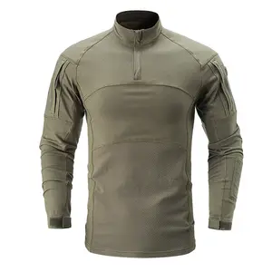 OEM new style Airsoft Men Long Sleeve Knitted Shirt Uniform Frog Tactical Suit