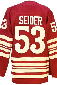 2025 rojo nuevo 71 Dylan Larkin 13 Pavel Datsyuk 9 Howe 23 Raymond 19 Yzerman 53 Seider 88 Kane Top cosido Jersey de hockey sobre hielo - Product Image 5