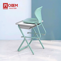 MINYI MARILYN Chaise ergonomique en métal à prix réduit pour étudiants universitaires, bibliothèque, lecture, école, gymnase, en acier et plastique épais