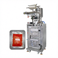 Machine de remplissage et d'emballage de sachets de miel liquide pour l'alimentation, contrôlée par PLC, scelleuse de sacs automatique haute vitesse, options film plastique