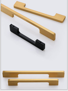 Modern Furniture Hardware Kitchen <strong>Door</strong> Cabinet Cupboard Dresser Wardrobe <strong>Closet</strong> Long Aluminum Pull Handles - Product Image 3