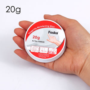 Foska 20g Fingertip umidificatore cera a base d'acqua per il conteggio dei dollari di carta moneta nel mercato dei negozi di ufficio - Product Image 2