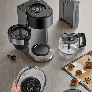 Little Bear <b>Coffee</b> Maker KFJ-H15Y8 Automatic Grinding 1.2-1.8L Water Tank <b>Small</b> Home Office Use - Product Image 4