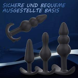 3 Type <b>Silicone</b> Anal <b>Butt</b> <b>Plug</b> Set For Adult - Product Image 2