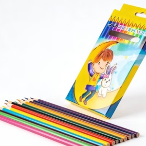 Material Escolar a Precio Económico, Juego de 12 Lápices de Colores Estándar para Arte, Lápices de Colores de Madera - Product Image 6