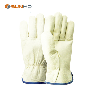 <span class=keywords><strong>Gants</strong></span> de travail à doigts entiers très vendus, respirants, pour hommes et femmes, en polyester et <span class=keywords><strong>cuir</strong></span> de vachette, <span class=keywords><strong>gants</strong></span> de sécurité - Product Image 5