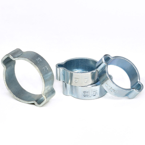Colliers de serrage à <span class=keywords><strong>double</strong></span> oreilles de petit diamètre, norme métrique des fabricants, pinces à <span class=keywords><strong>double</strong></span> oreilles, collier de serrage pour tuyau à deux oreilles, 0,2-1,8 pouce - Product Image 3