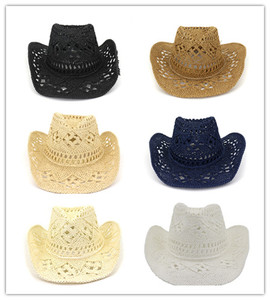 Casquette de Cowboy Western pliante en gros soleil été plage pêche seau chapeaux voyage en plein air escalade chapeau de paille