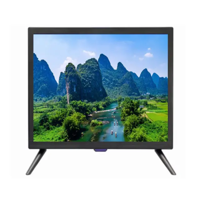 Vendite dirette in fabbrica prezzo economico TV LCD DC 12V a schermo piatto LED ad alta definizione da 17 pollici