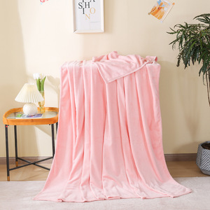Rắn màu lông cừu sang trọng flannel Chăn dệt kim dành cho người lớn kẻ sọc ném cho sofa couch giường mềm bao gồm bedspread thoải mái tính năng - Product Image 3