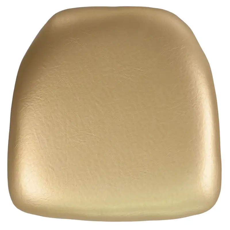 Almofada de assento de banquete de couro de pu resistente, almofada de cadeira chiavari de alta densidade