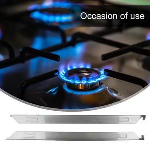 حشو فجوة الفرن للمطبخ بين حافة الموقد وغطاء الفجوة من الفولاذ المقاوم للصدأ بين موقد الموقد والعداد سهل التنظيف - Product Image 5