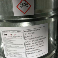 Haute Pureté Bon Prix CAS 127-18-4 Tétrachloroéthylène Perchloroéthylène PCE pour Nettoyage et Catalytique Grade