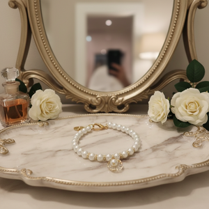 Accesorios para Perros y Gatos, Joyería para Mascotas, Collar Personalizado con Perlas para Perros y Gatos, Collar con Perla en una Concha, Perlas Blancas o Color Marfil - Product Image 6