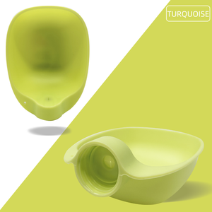 Mangkuk air hewan peliharaan pola polos luar ruangan portabel Dispenser desain Modern hadiah untuk anjing kucing hewan kecil - Product Image 3