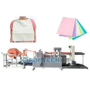 Automatic Disposable Waterproof Dental Pad Making Machine Medical Use Absorbent Dental Liner Dental Bib Folding Machine