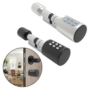<strong>Small</strong> size Keyless <strong>Door</strong> <strong>Lock</strong> Electronic Cylinder <strong>lock</strong> RFID card Password Dry Battery Euro smart cylinder <strong>lock</strong> - Product Image 1