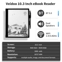 Liseuse 10,3'' RK3566 avec Écran Tactile Technologie E-ink WiFi 4 Go RAM 64 Go ROM et Stylet d'Écriture