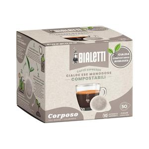 Set di 50 Cialde Riutilizzabili in Carta Bialetti ESE 44mm Miscela Corposa a 0,13/Unità - Product Image 1