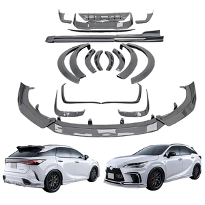 Kit de Carrocería de Fibra de Carbono Estilo Artístico YICKU para Lexus RX 500H <span class=keywords><strong>Artisa</strong></span> 2023 - Lip Delantero, Cejas de Rueda y Alerón Superior - Product Image 1