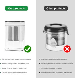 En gros Ustensiles de cuisine : Appareil à fromage et yaourt, passoire, séparateur et récipient avec passoire - Product Image 3