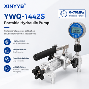 Pompe hydraulique manuelle haute pression YWQ-1442S pour l'étalonnage et le test des jauges, calibrateur de jauges - Product Image 2