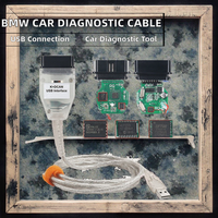 Cable Conector de Diagnóstico para Auto ODEOBD para BMW K+CAN, con Interruptor K+DCAN, Interfaz USB FT232RL, Lector de Códigos OBDII, 12V, 1 Año de Garantía