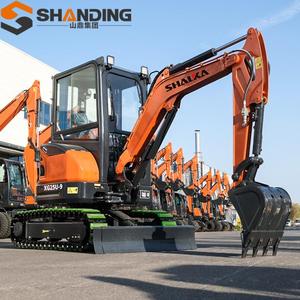 จัดส่งฟรี รถขุดขนาดเล็ก 2.5 ตัน เครื่องยนต์ Kubota มาตรฐาน EPA EURO 5 รถขุดตีนตะขาบสำหรับงานเกษตร รถขุดขนาดเล็ก 3 ตันจากจีน มินิเอ็กซ์คาเวเตอร์ - Product Image 3